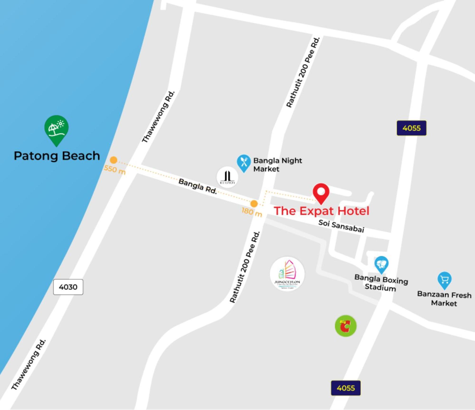 The Expat Hotel Patong Εξωτερικό φωτογραφία